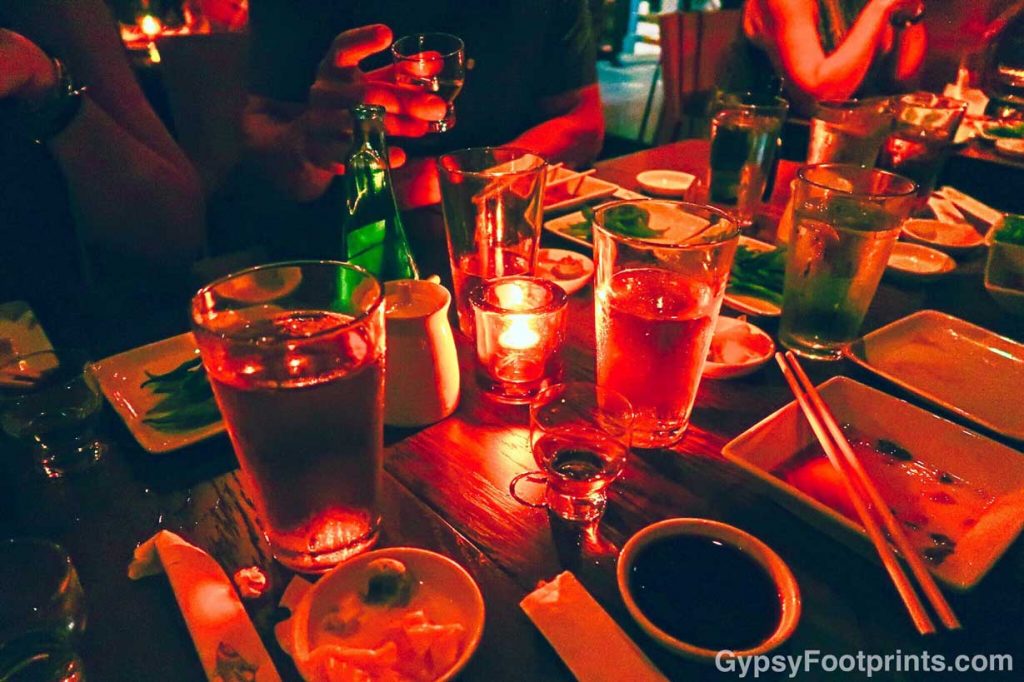 Dinner and drinks