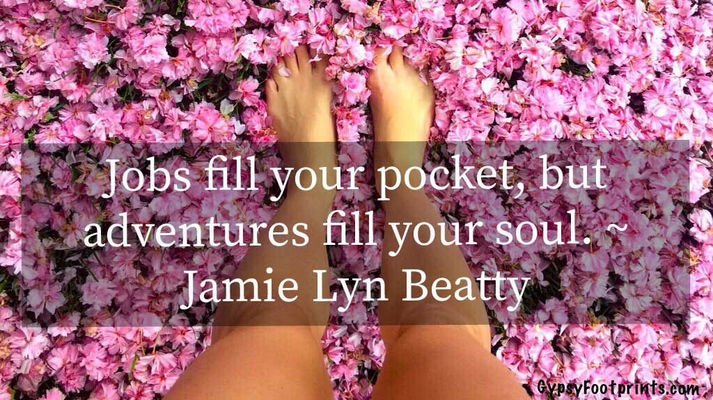 Me standing on flowers leaving footprints.