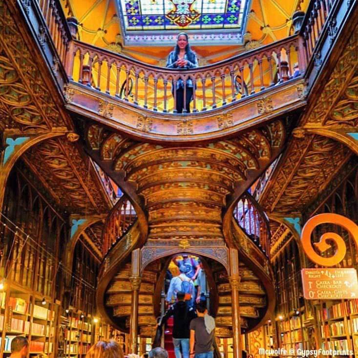 Me at the Lello Bookshop