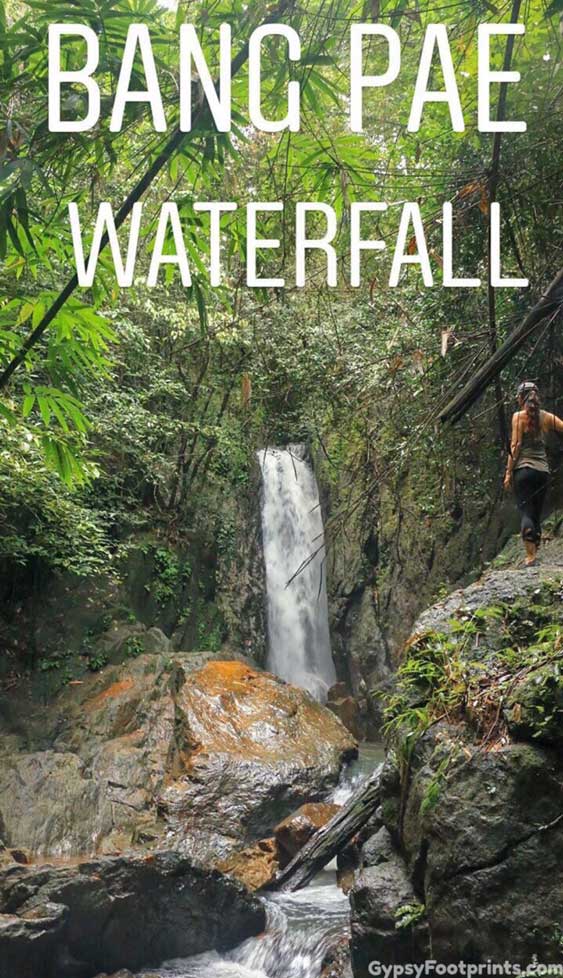 This is Bang Pae Waterfall in Phuket. One of the largest waterfalls they have. This is located in Khao Phra Thaeo National Park.